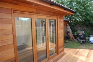 all natural wood in house extension
